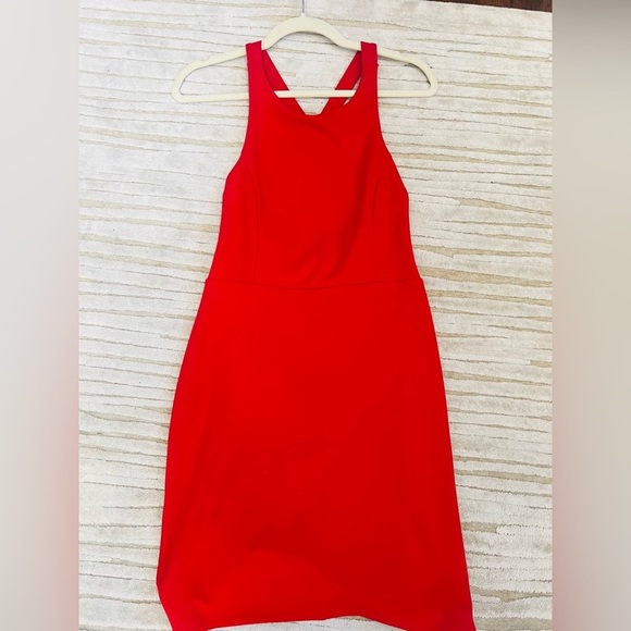Express Dresses & Skirts - Gorgeous like new Express red dress with strappy open upper back size small